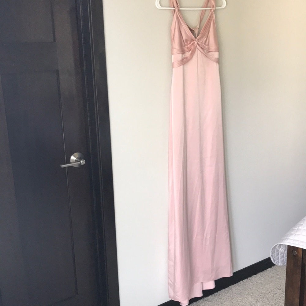 BCBG Prom Dress or Evening Gown - light pink - Picture 2 of 4